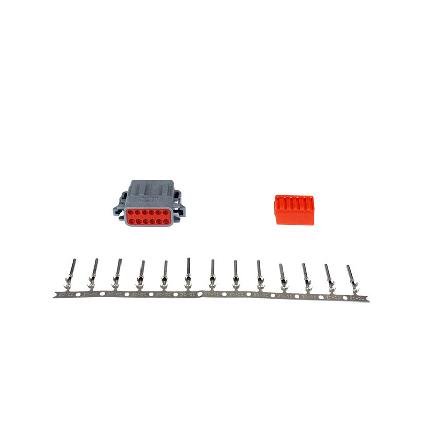 AEM DTM-Style 12-Way Plug Connector Kit Includes Plug Plug Wedge Lock and 13 Female Pins
