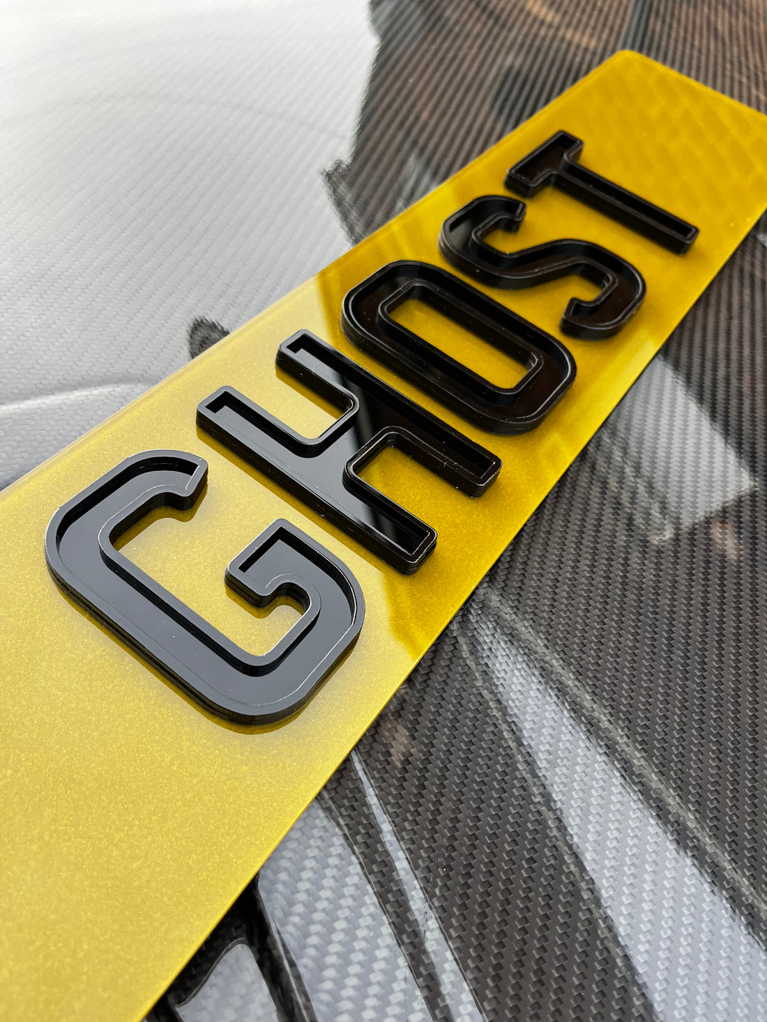 4D Ghost Car Number Plates - Road Legal