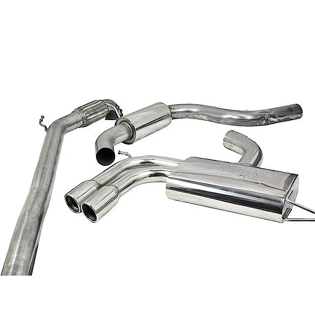 Cobra Sport Audi A3 (8P) 2.0 TFSI 2WD (5 Door Sportback) Turbo Back Performance Exhaust