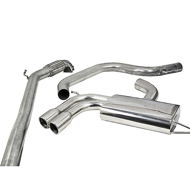 Cobra Sport Audi A3 (8P) 2.0 TFSI 2WD (5 Door Sportback) Turbo Back Performance Exhaust