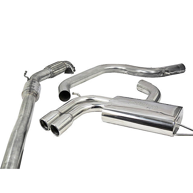 Cobra Sport Audi A3 (8P) 2.0 TFSI 2WD (5 Door Sportback) Turbo Back Performance Exhaust