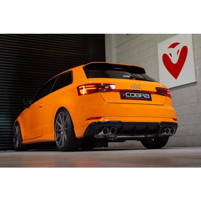 Cobra Sport Audi S3 (8V) 3 door (Valved) Turbo Back Performance Exhaust