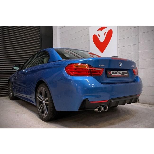 Cobra Sport BMW 435D (F32/F33/F36) Quad Exit M4 Style Performance Exhaust Conversion