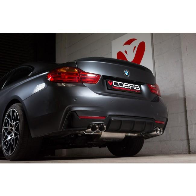 Cobra Sport BMW 435D (F32/F33/F36) Quad Exit M4 Style Performance Exhaust Conversion