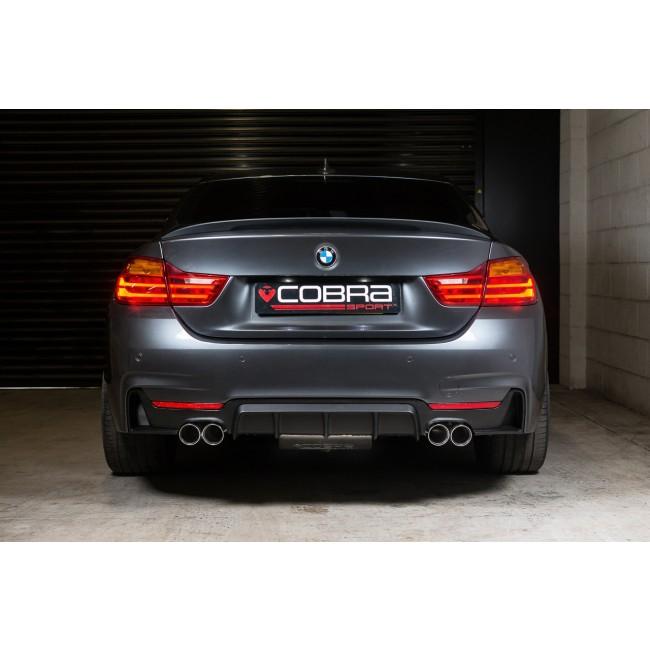 Cobra Sport BMW 435D (F32/F33/F36) Quad Exit M4 Style Performance Exhaust Conversion