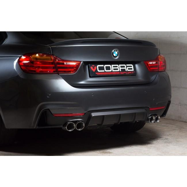 Cobra Sport BMW 435D (F32/F33/F36) Quad Exit M4 Style Performance Exhaust Conversion