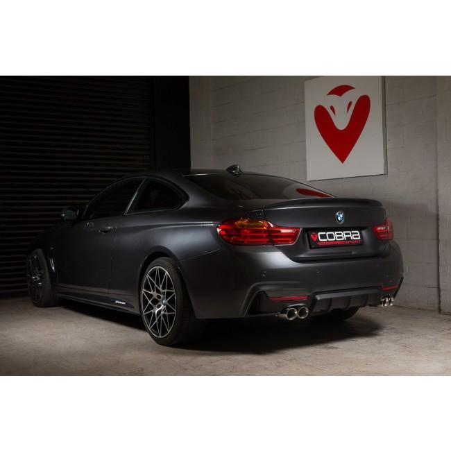 Cobra Sport BMW 435D (F32/F33/F36) Quad Exit M4 Style Performance Exhaust Conversion