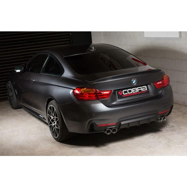 Cobra Sport BMW 435D (F32/F33/F36) Quad Exit M4 Style Performance Exhaust Conversion