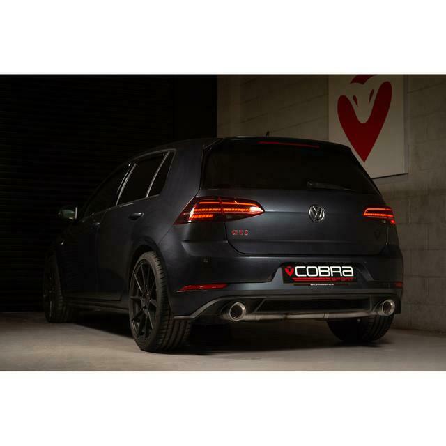 Cobra Sport VW Golf GTI (Mk7.5) 2.0 TSI (5G) (17>) Venom Box Delete Race Cat Back Performance Exhaust