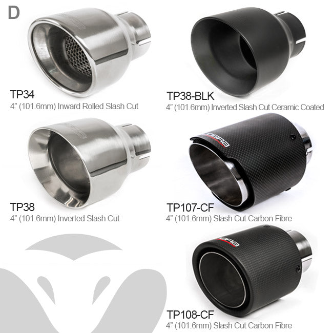 Cobra Sport Audi TT (Mk2) 1.8/2.0 TFSI (2WD) 2011-14 Dual Exit Turbo Back Performance Exhaust