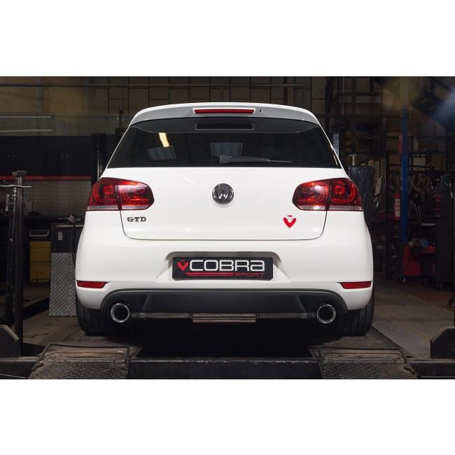 Cobra Sport VW Golf GTD (Mk6) 2.0 TDI (5K) (09-13) GTI Style Cat Back Performance Exhaust